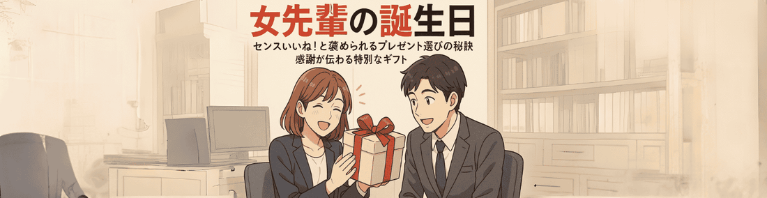 女性の先輩への誕生日プレゼント