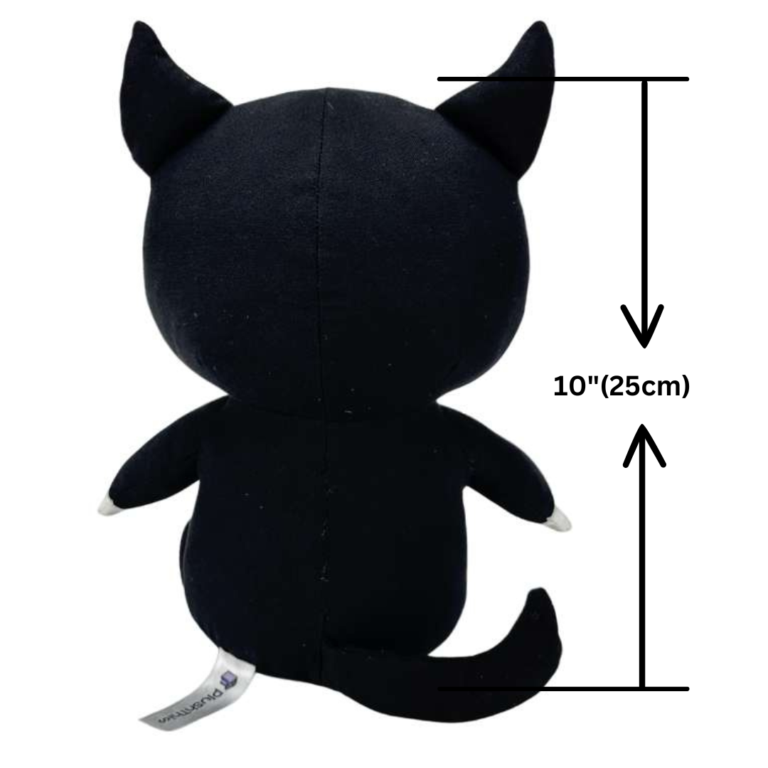 黒いチンチラぬいぐるみ