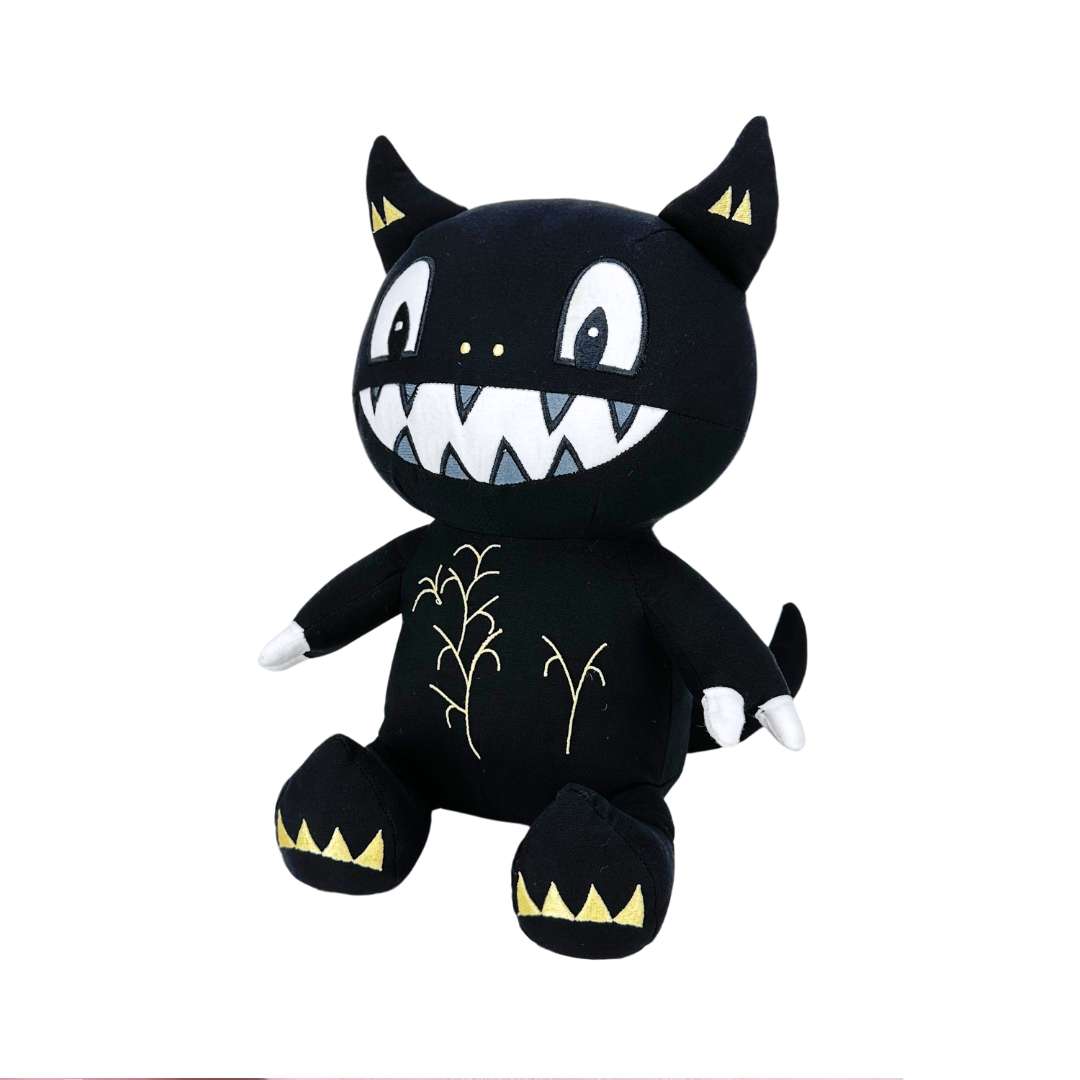 黒いチンチラぬいぐるみ