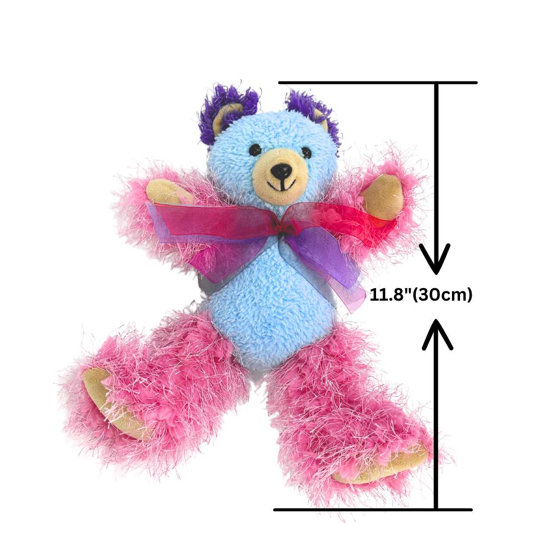 青紫色のかわいいゴステディベアぬいぐるみ