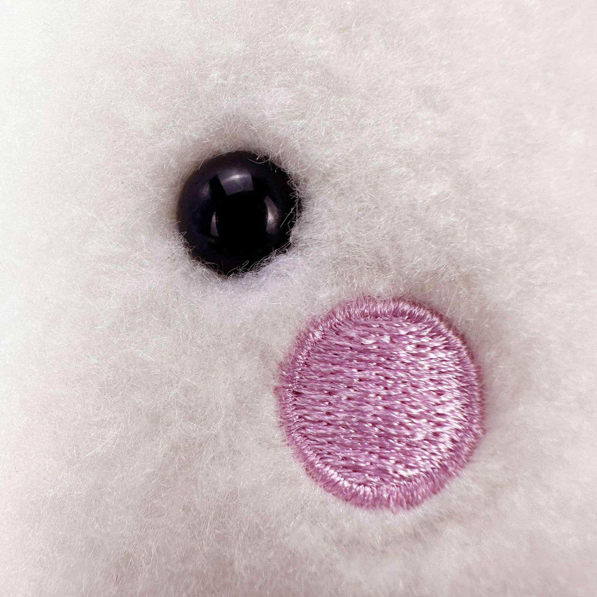 可愛い白い子犬ぬいぐるみセット