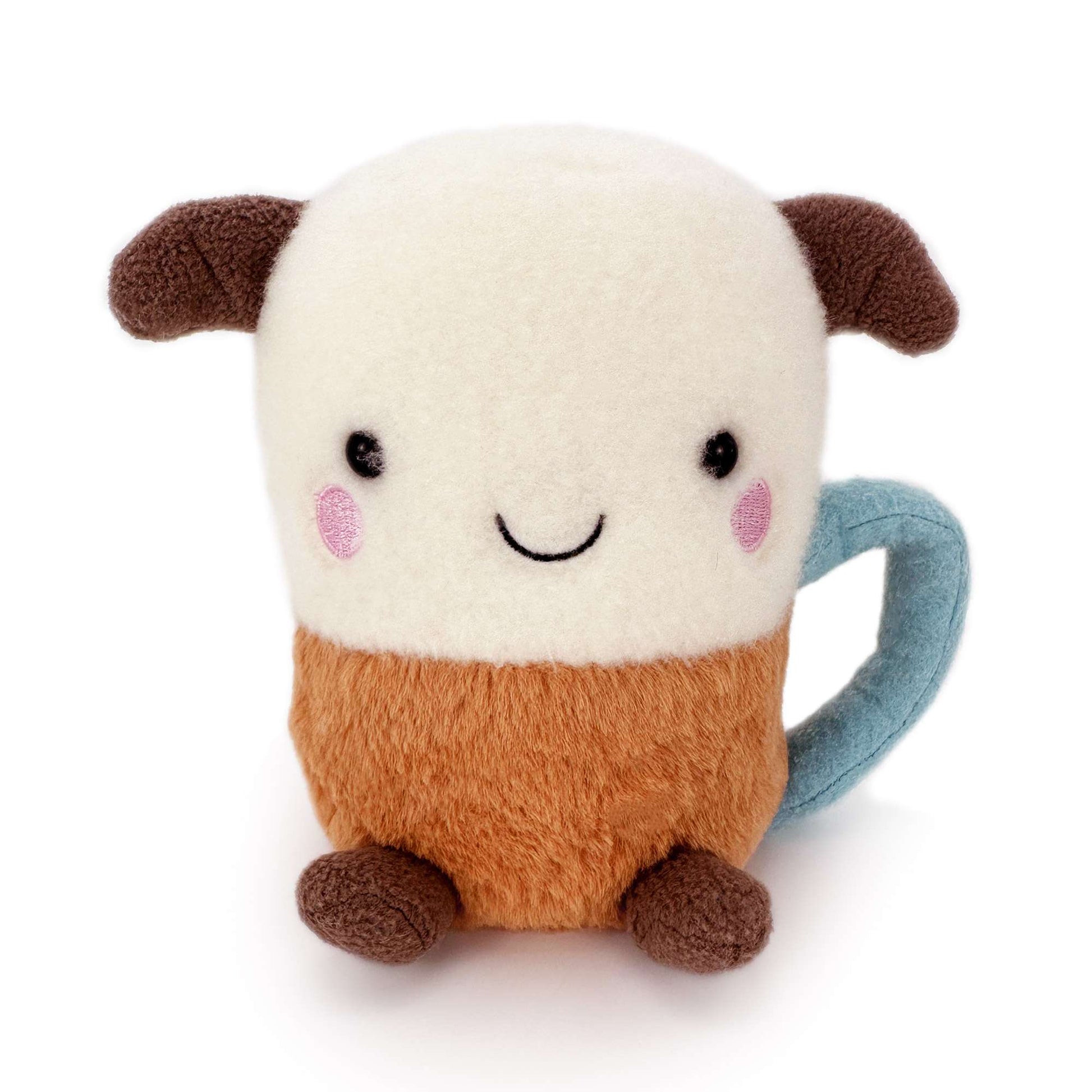 可愛い白い子犬ぬいぐるみセット