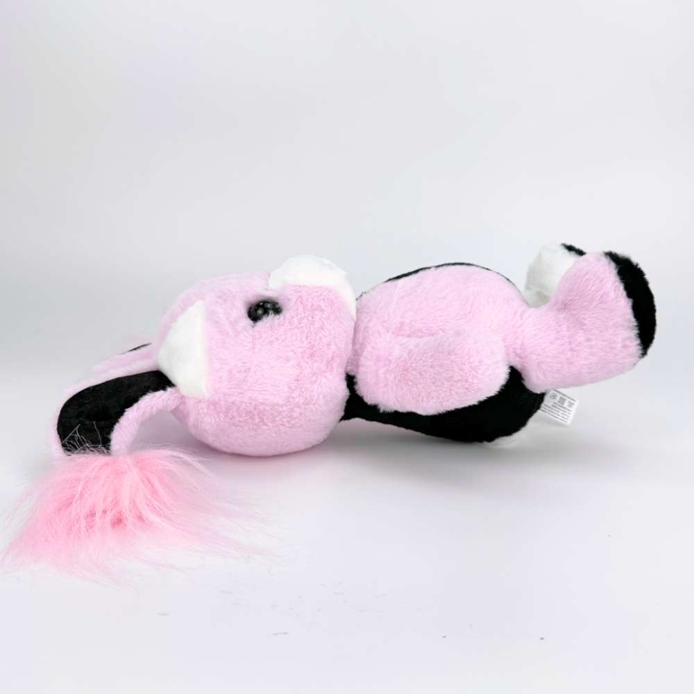 ゴスカワイイ ブラック&ピンクバニーぬいぐるみ