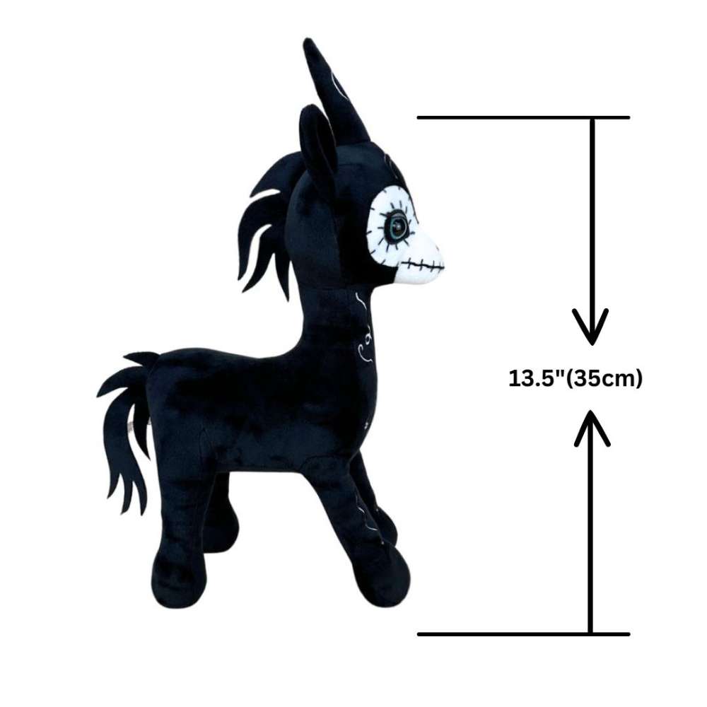 ゴス・スケルトン・ユニコーンぬいぐるみ