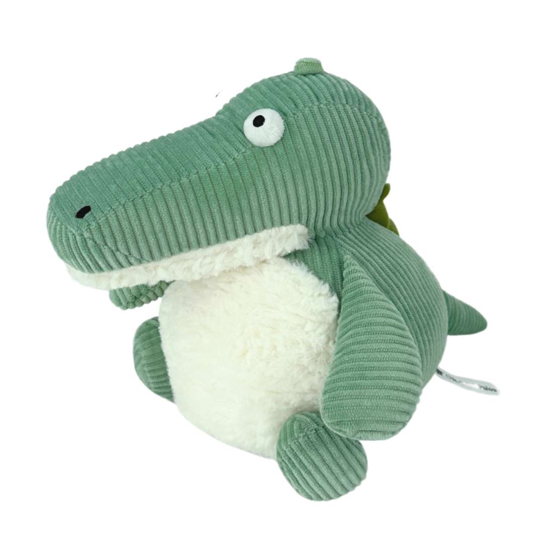 かわいい薄緑色のワニぬいぐるみ
