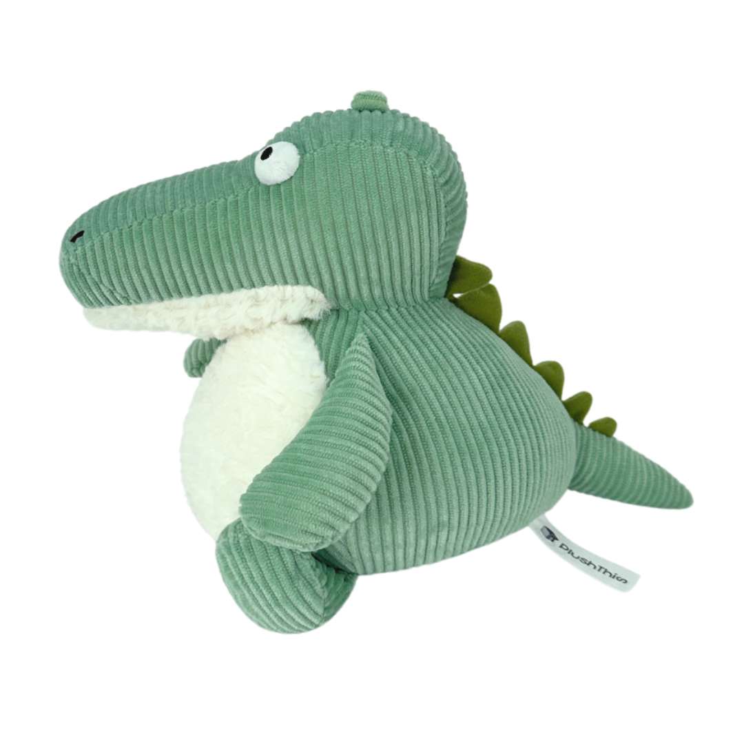 かわいい薄緑色のワニぬいぐるみ