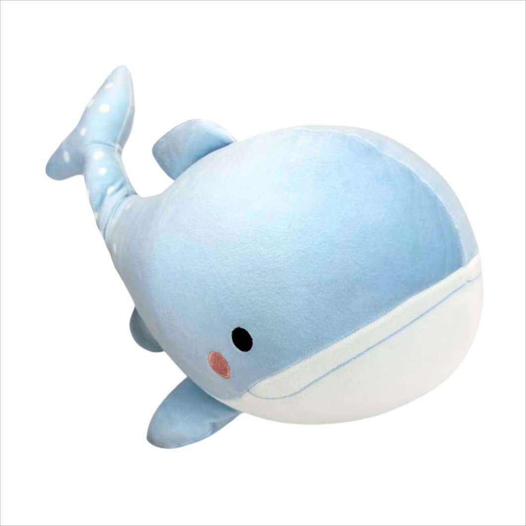 大きな可愛い青いジンベイザメぬいぐるみ