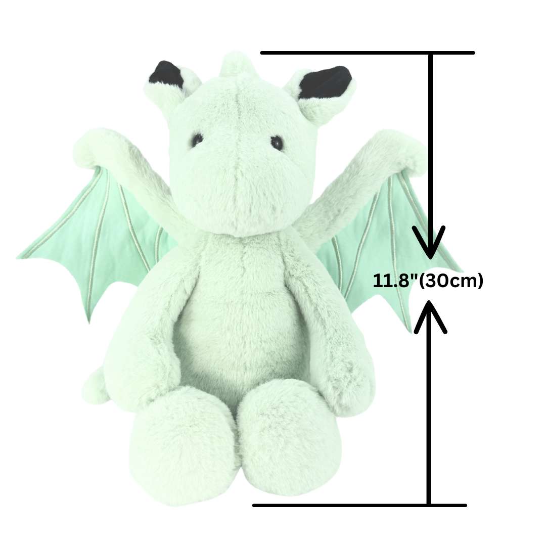 かわいい緑色のドラゴンぬいぐるみ