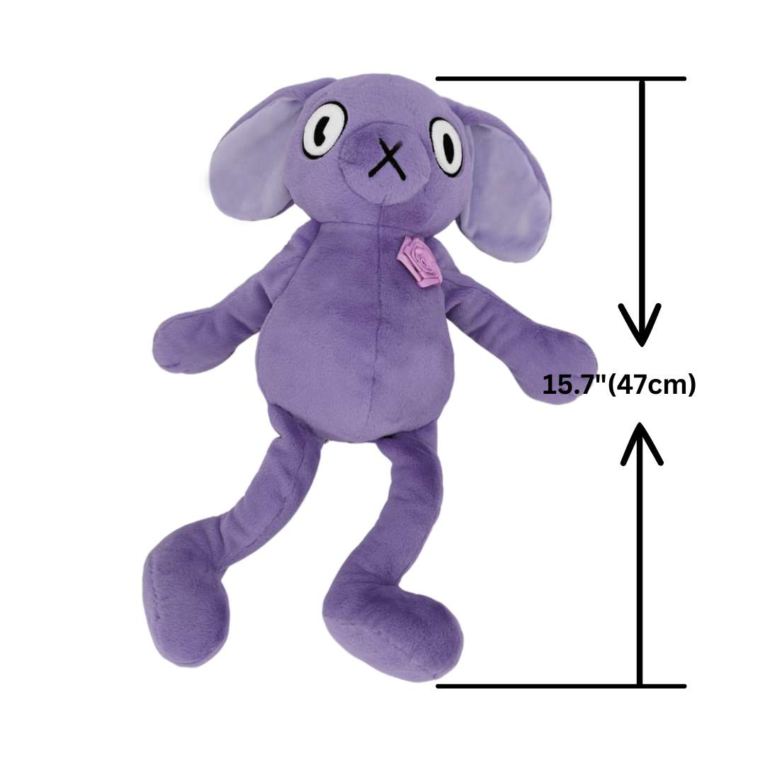 紫色ゴス風ぬいぐるみバニー