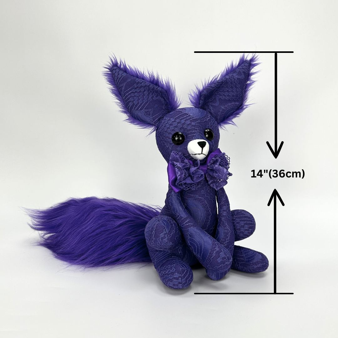 ゴス・パープル・フォックスぬいぐるみ