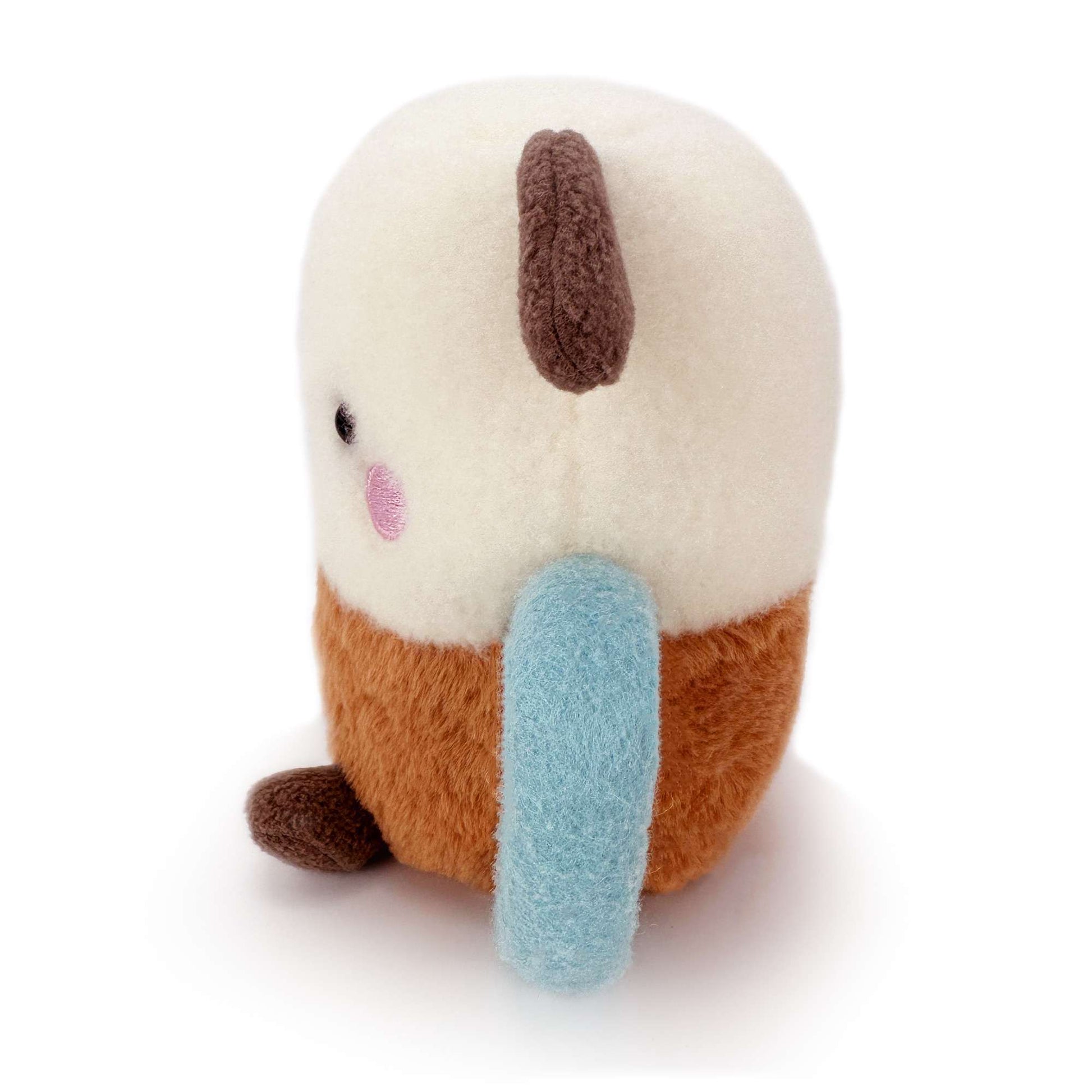 可愛い白い子犬ぬいぐるみセット