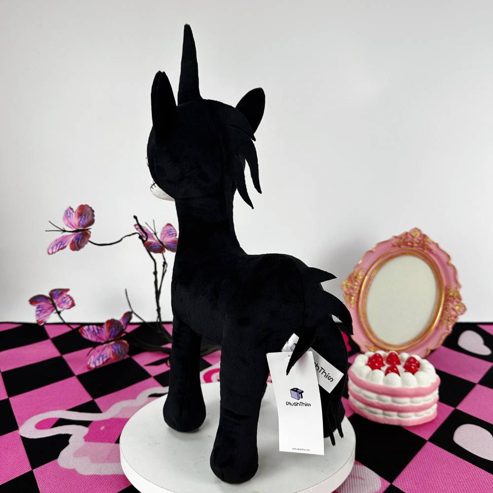 ゴス・スケルトン・ユニコーンぬいぐるみ