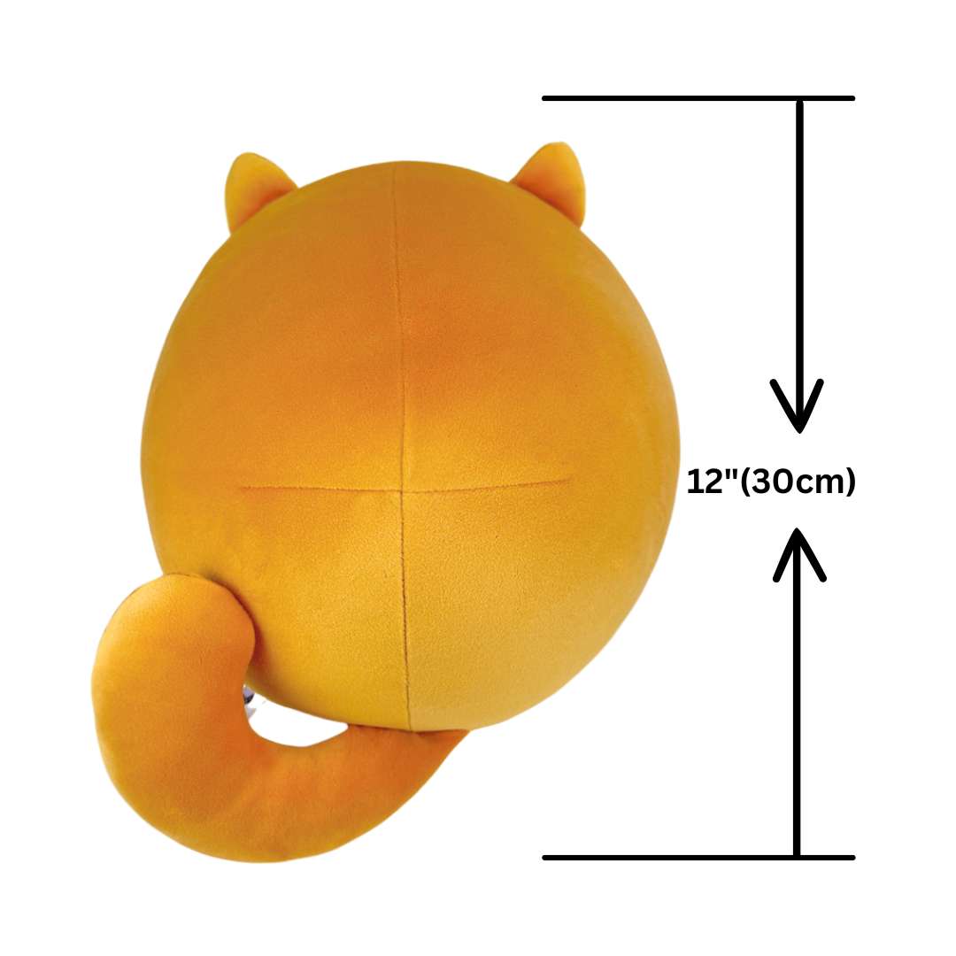 かわいいジンジャーキャットのぬいぐるみ