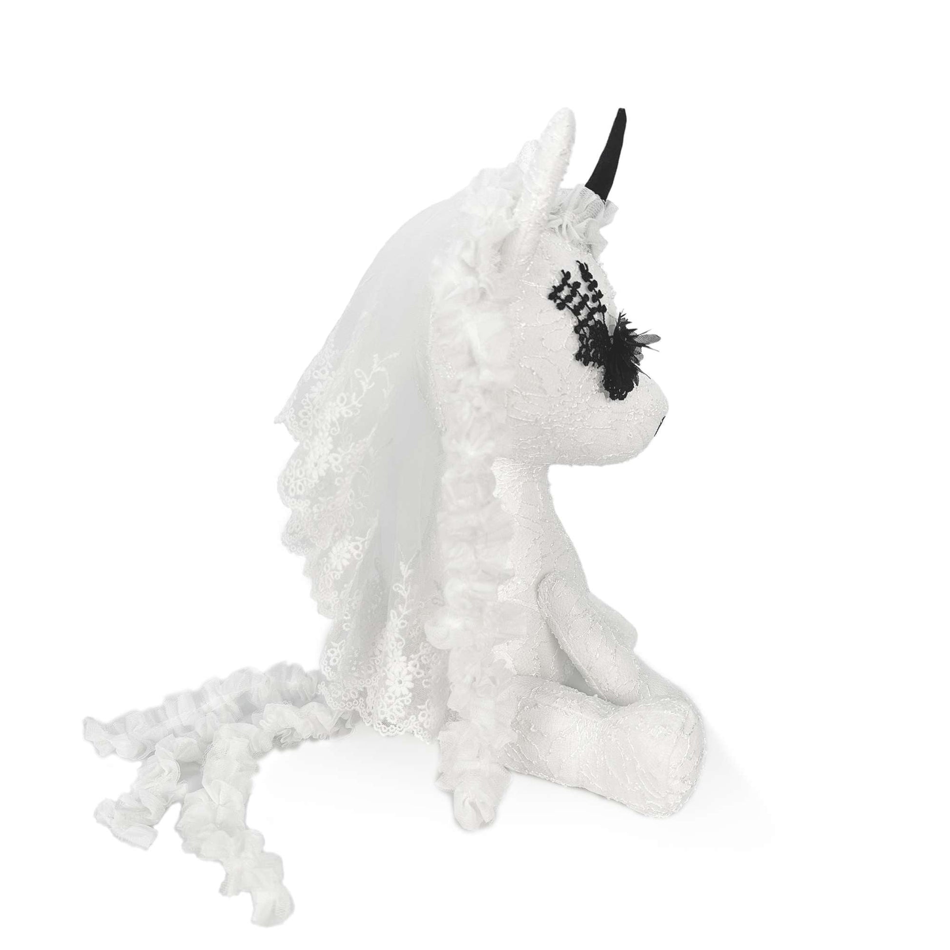 ホワイトゴスユニコーンぬいぐるみ