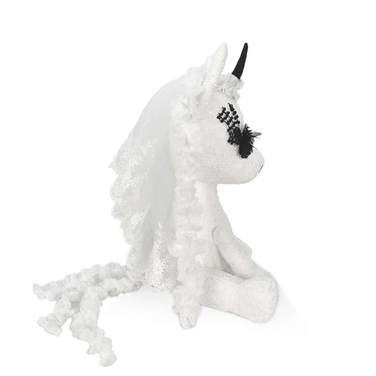 ホワイトゴスユニコーンぬいぐるみ