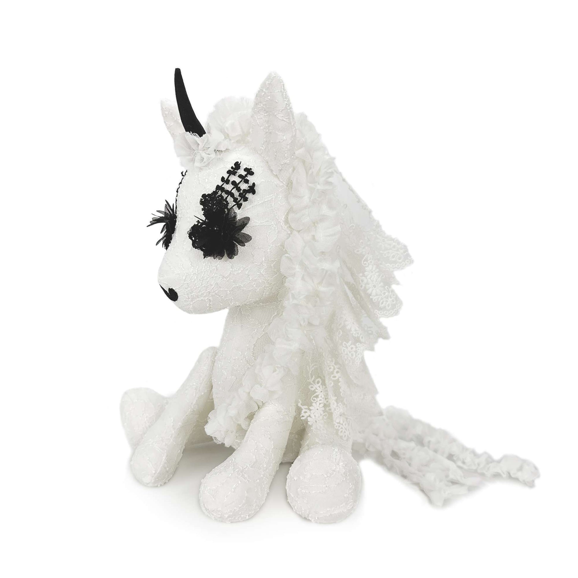 ホワイトゴスユニコーンぬいぐるみ