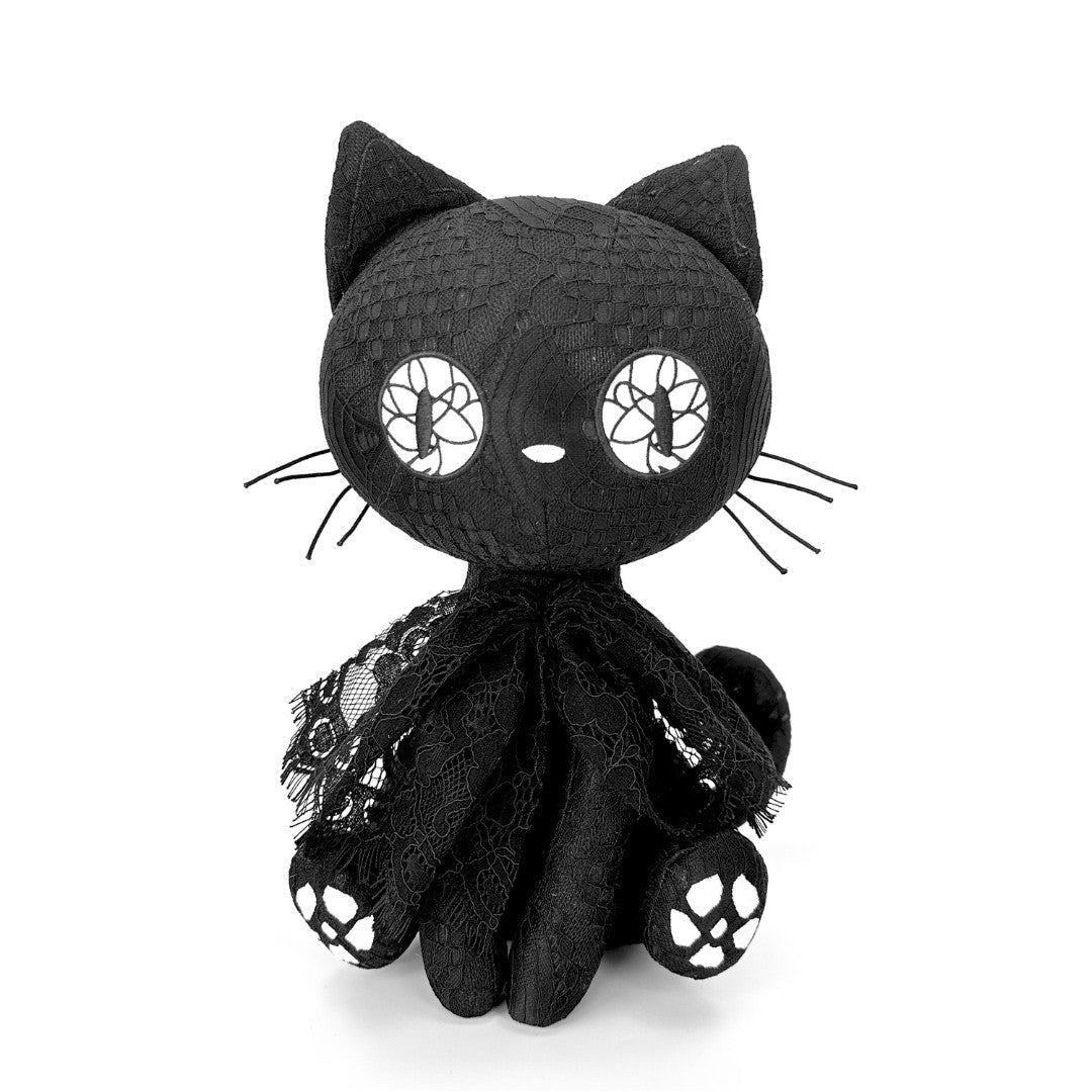 ブラックボンベイゴシックキャットぬいぐるみ