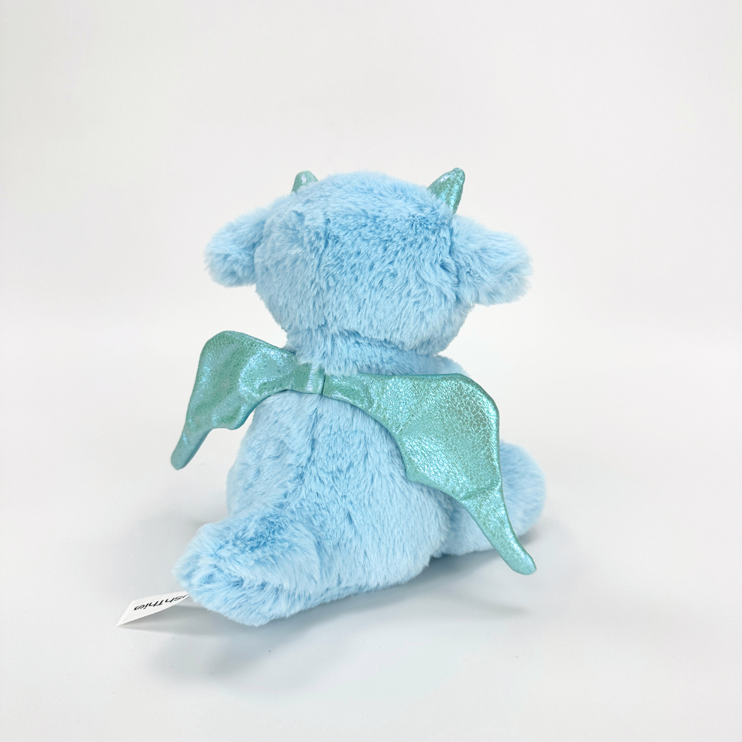 かわいい青いドラゴンぬいぐるみ