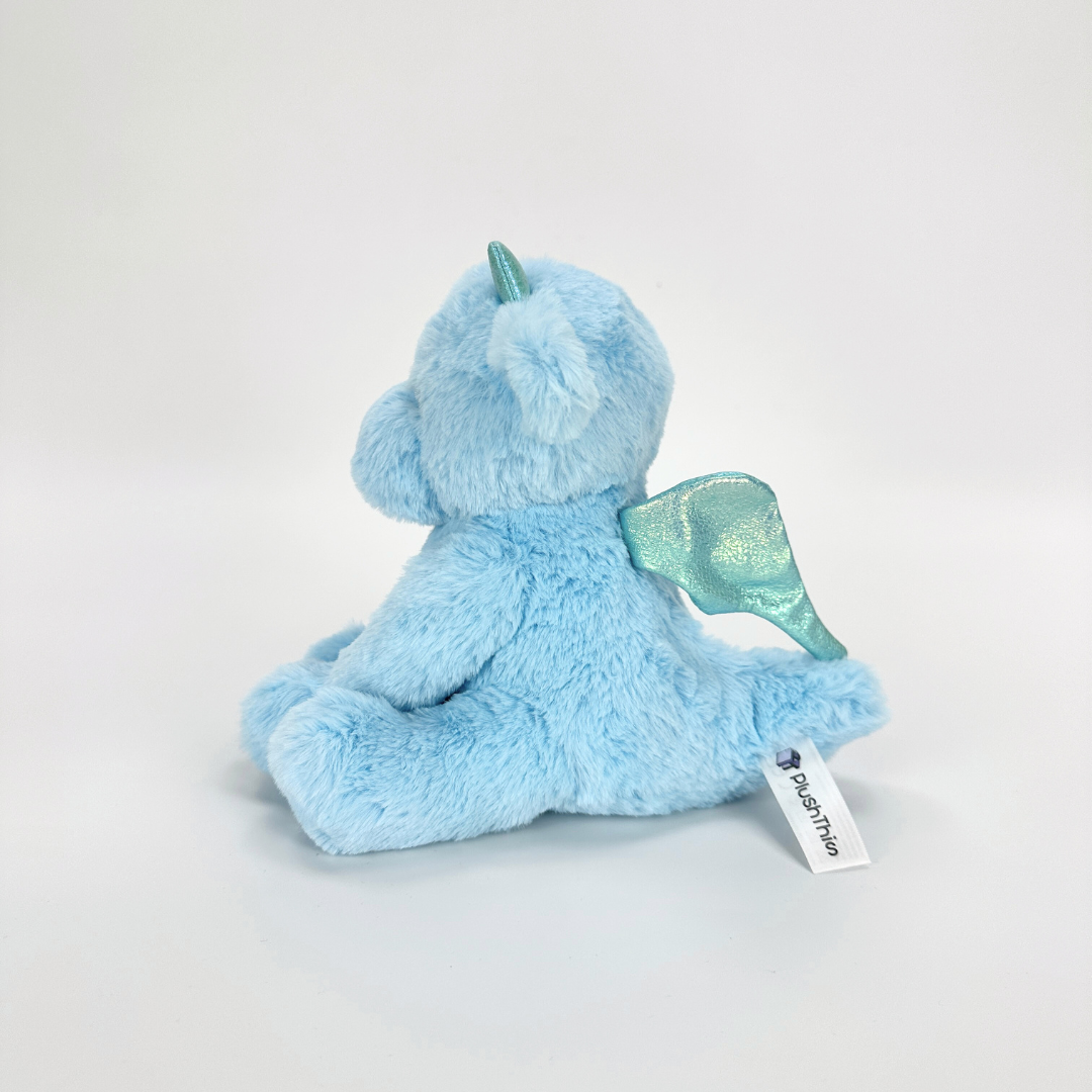 かわいい青いドラゴンぬいぐるみ