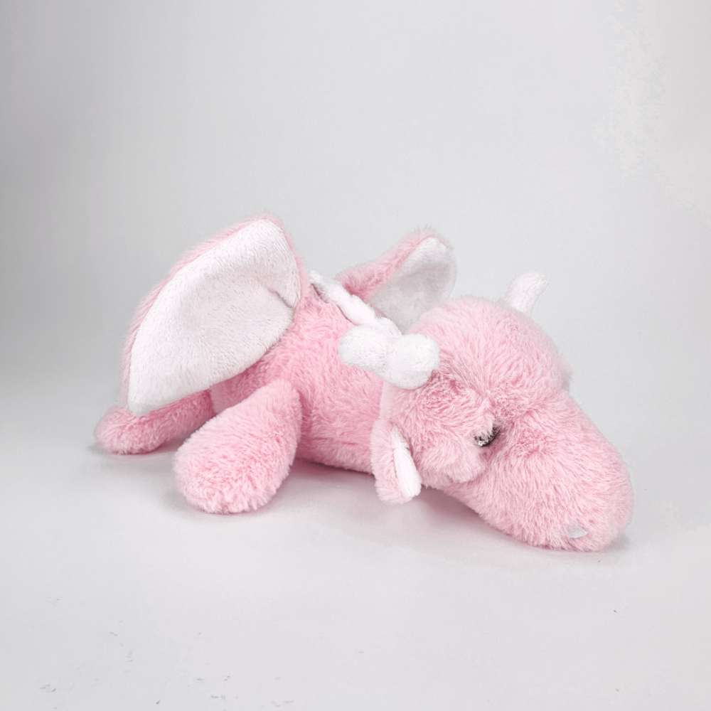 可愛いピンクのドラゴンのぬいぐるみ