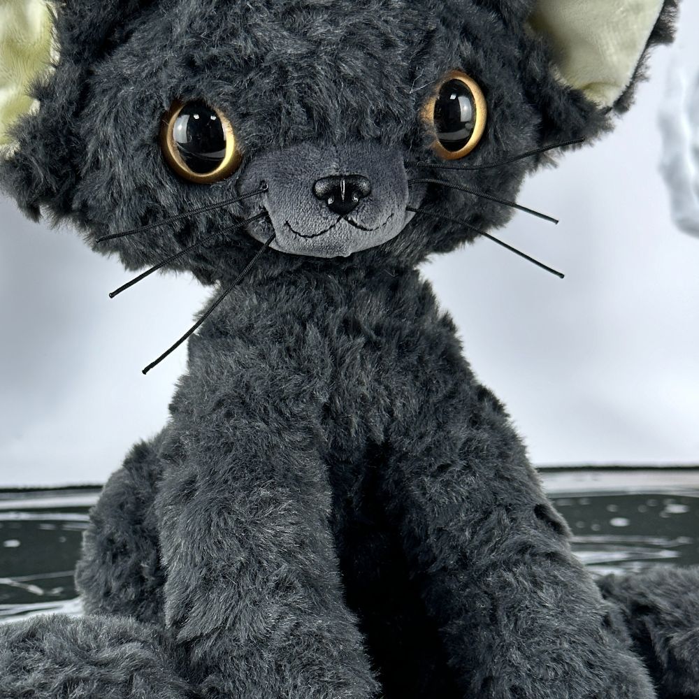 NFC占い師グレーデボンレックスぬいぐるみキャット