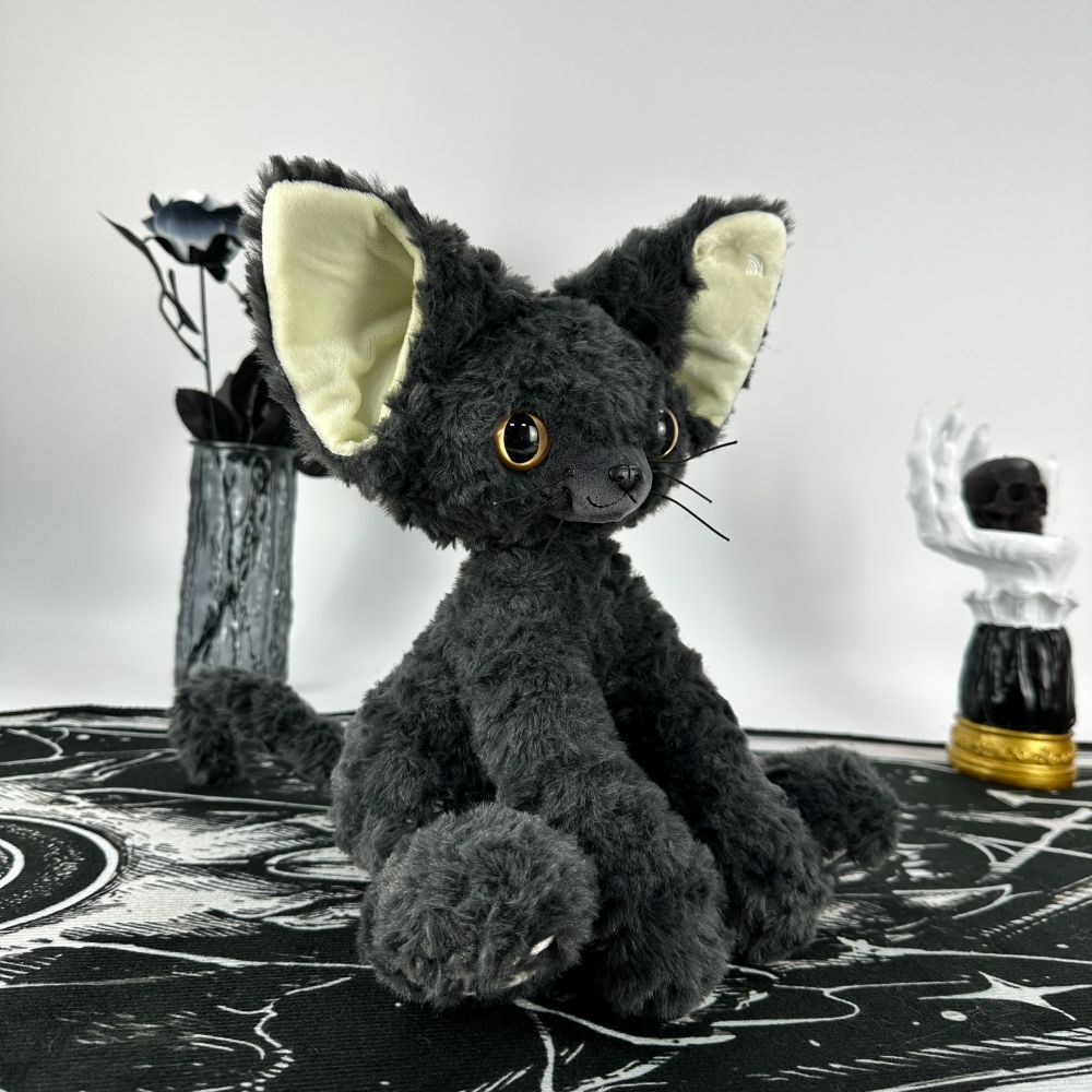 NFC占い師グレーデボンレックスぬいぐるみキャット