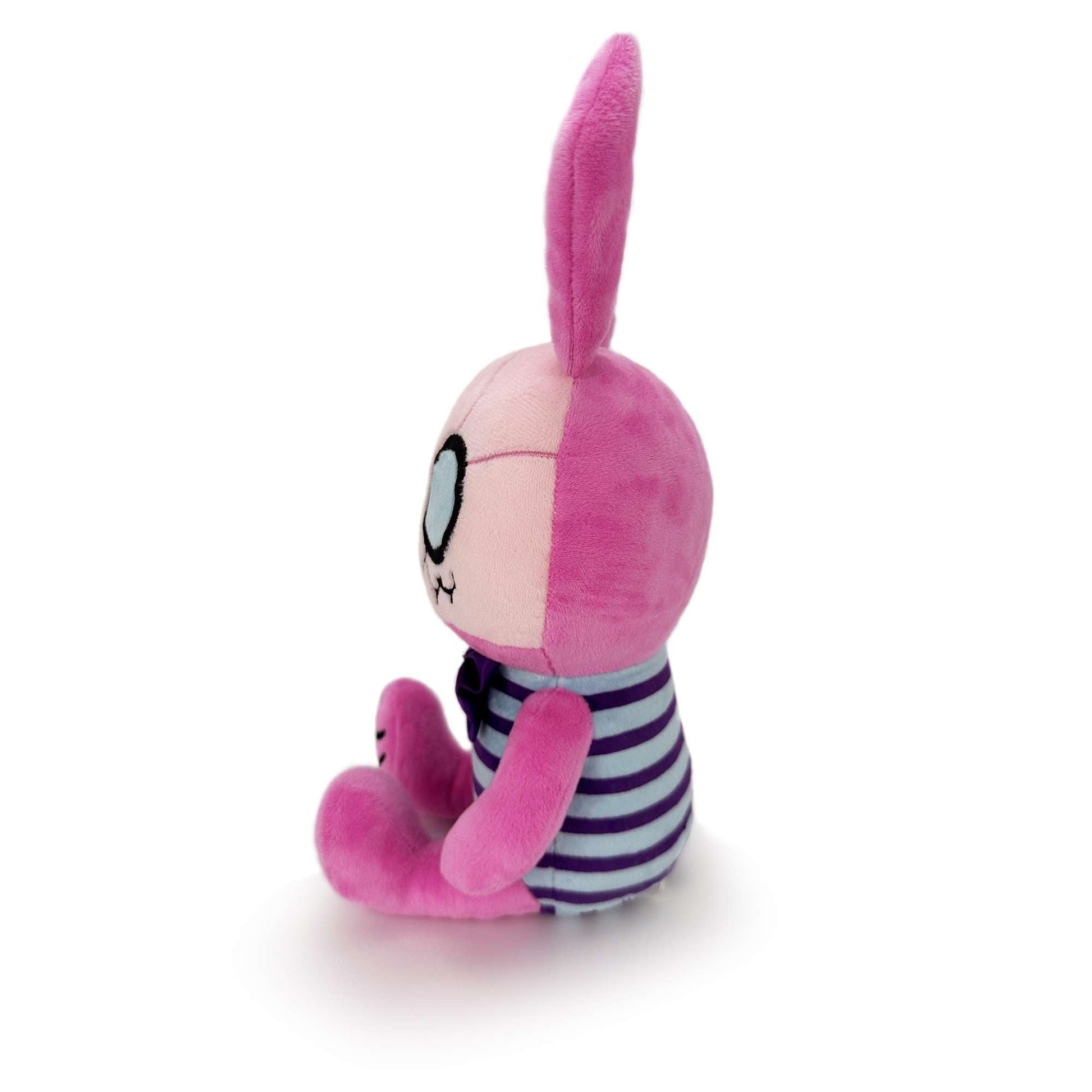 ゴス風の不気味なピンクウサギぬいぐるみ