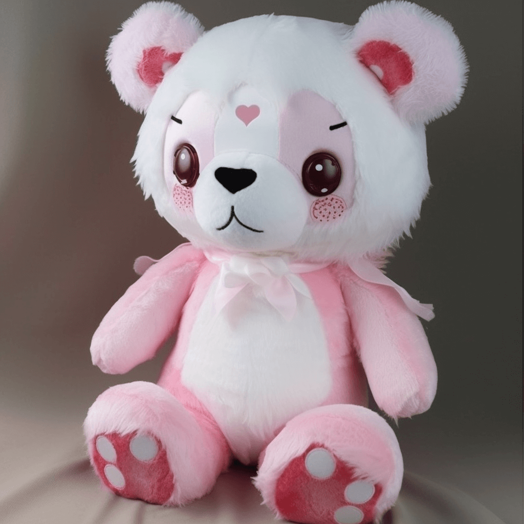 かわいいピンクのぬいぐるみベア