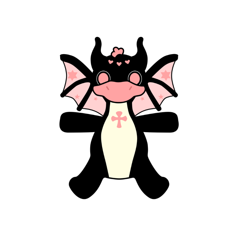 ドラゴンのぬいぐるみ