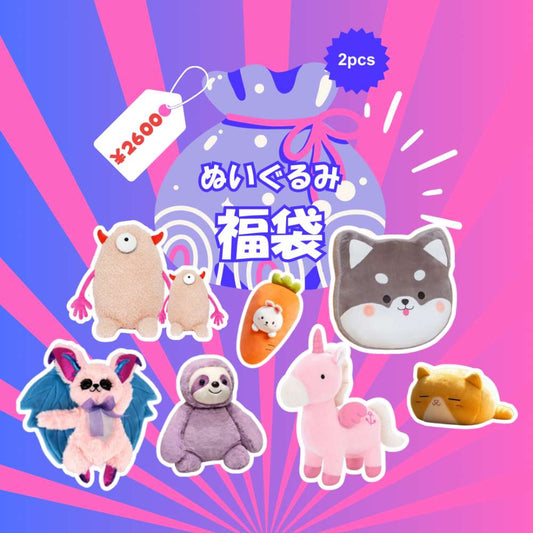 2600円 ぬいぐるみ福袋 2個入り