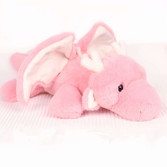 可愛いピンクのドラゴンのぬいぐるみ