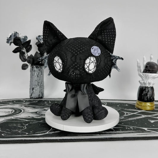 NFC ぬいぐるみ 黒猫 ヴァンパイア ゴス