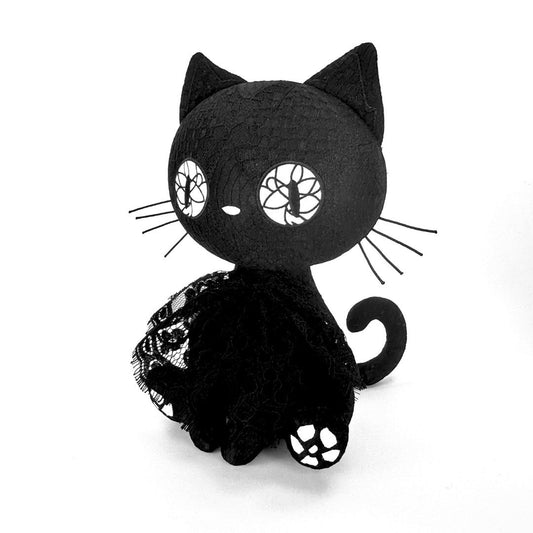 ブラックボンベイゴシックキャットぬいぐるみ