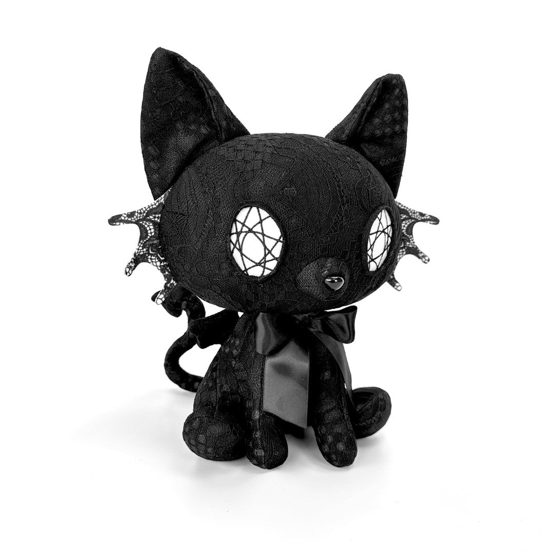 ぬいぐるみ 黒猫 ヴァンパイア ゴス