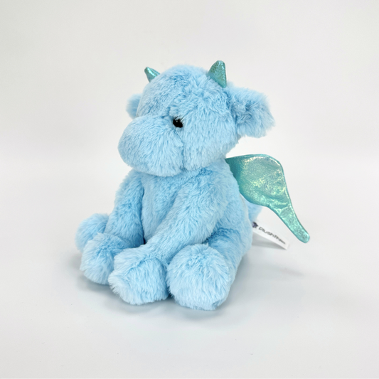 かわいい青いドラゴンぬいぐるみ