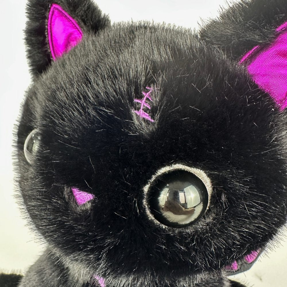 ゴス・パープルキャット（バタフライウィング付き） ぬいぐるみ