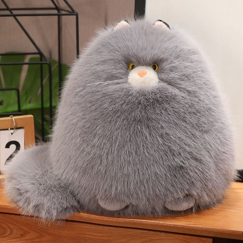 ふわふわでキュートな猫のぬいぐるみ抱き枕