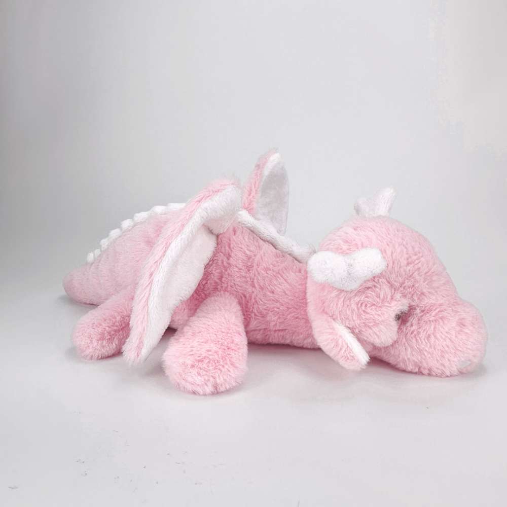 可愛いピンクのドラゴンのぬいぐるみ