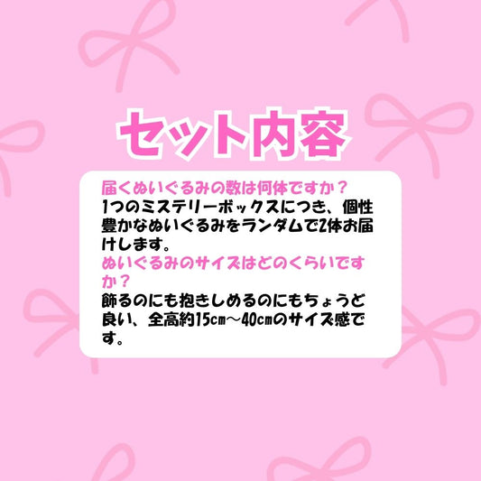 ドールぬいぐるみミステリーボックス