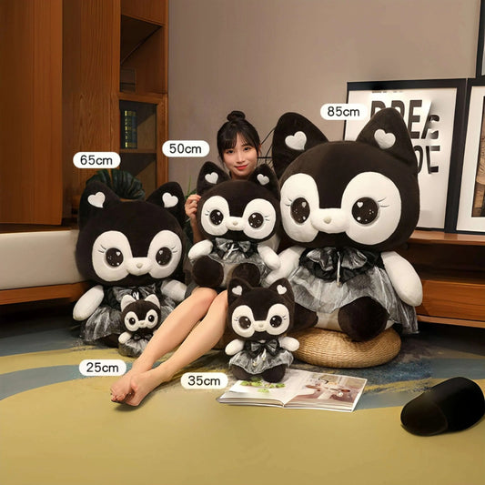 エモ可愛い黒猫のぬいぐるみ