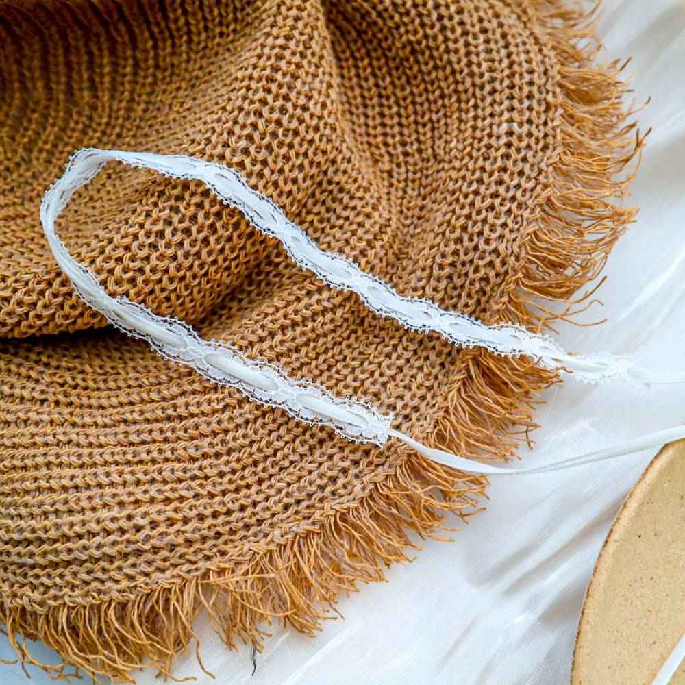 レースチョーカー リボンアクセント付き コード