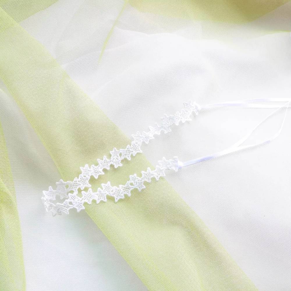 レースチョーカー リボンアクセント付き コード