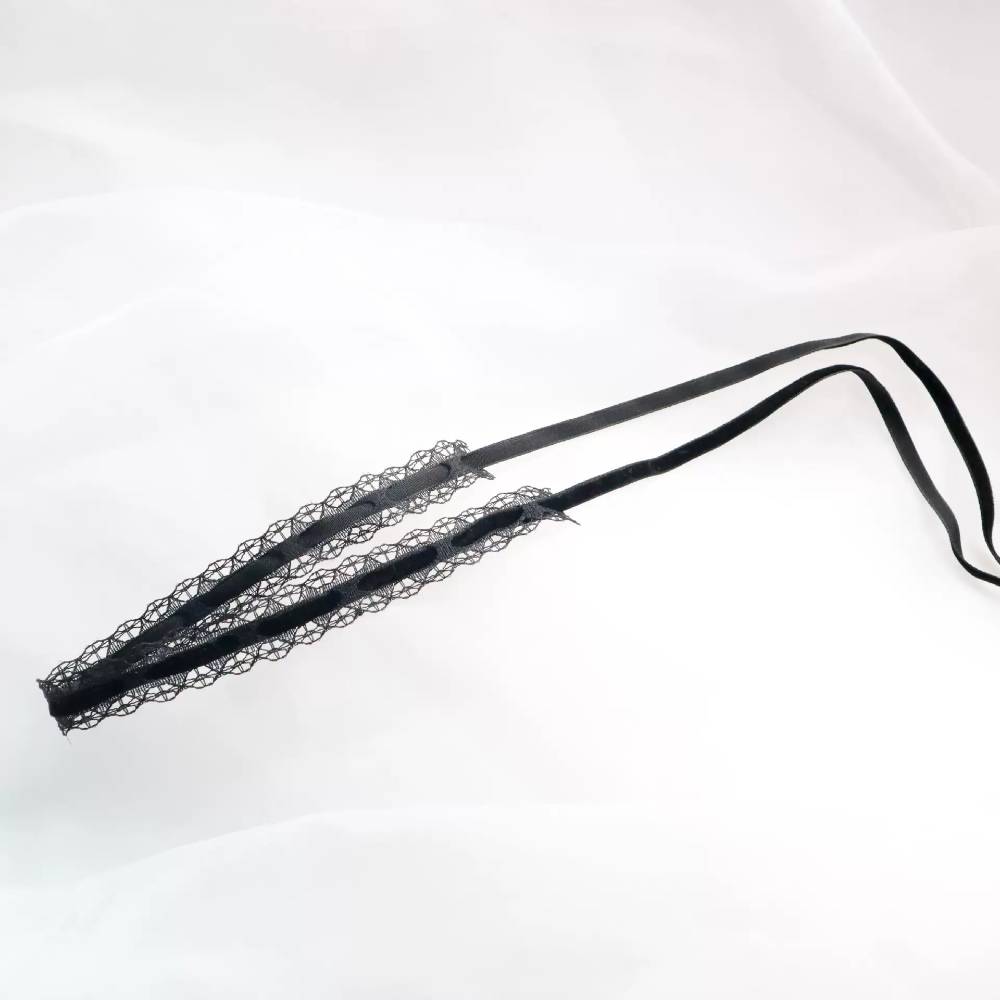 レースチョーカー リボンアクセント付き コード