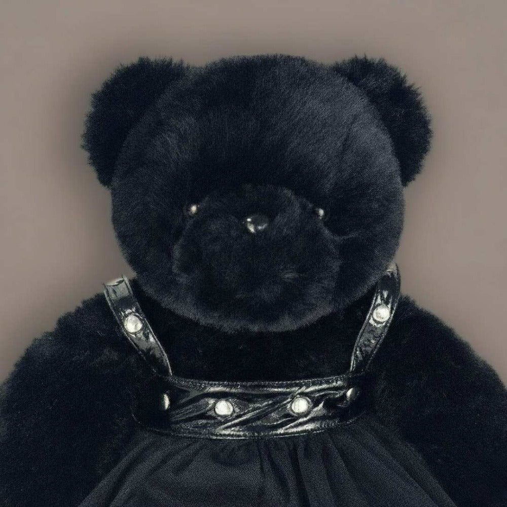 ゴス・レースドレス・ブラックベア ぬいぐるみ
