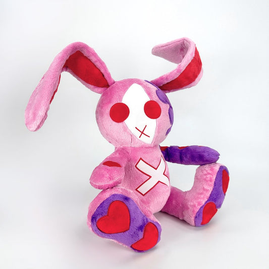 ムーディーな紫色のバラゴスバニーぬいぐるみ