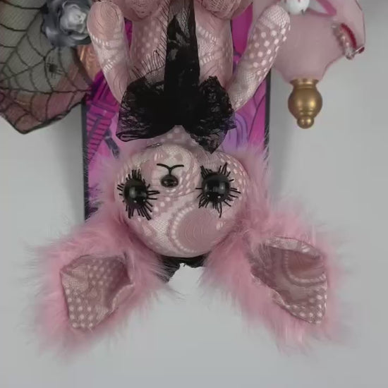 かわいいゴスピンクフェネックフォックスぬいぐるみ