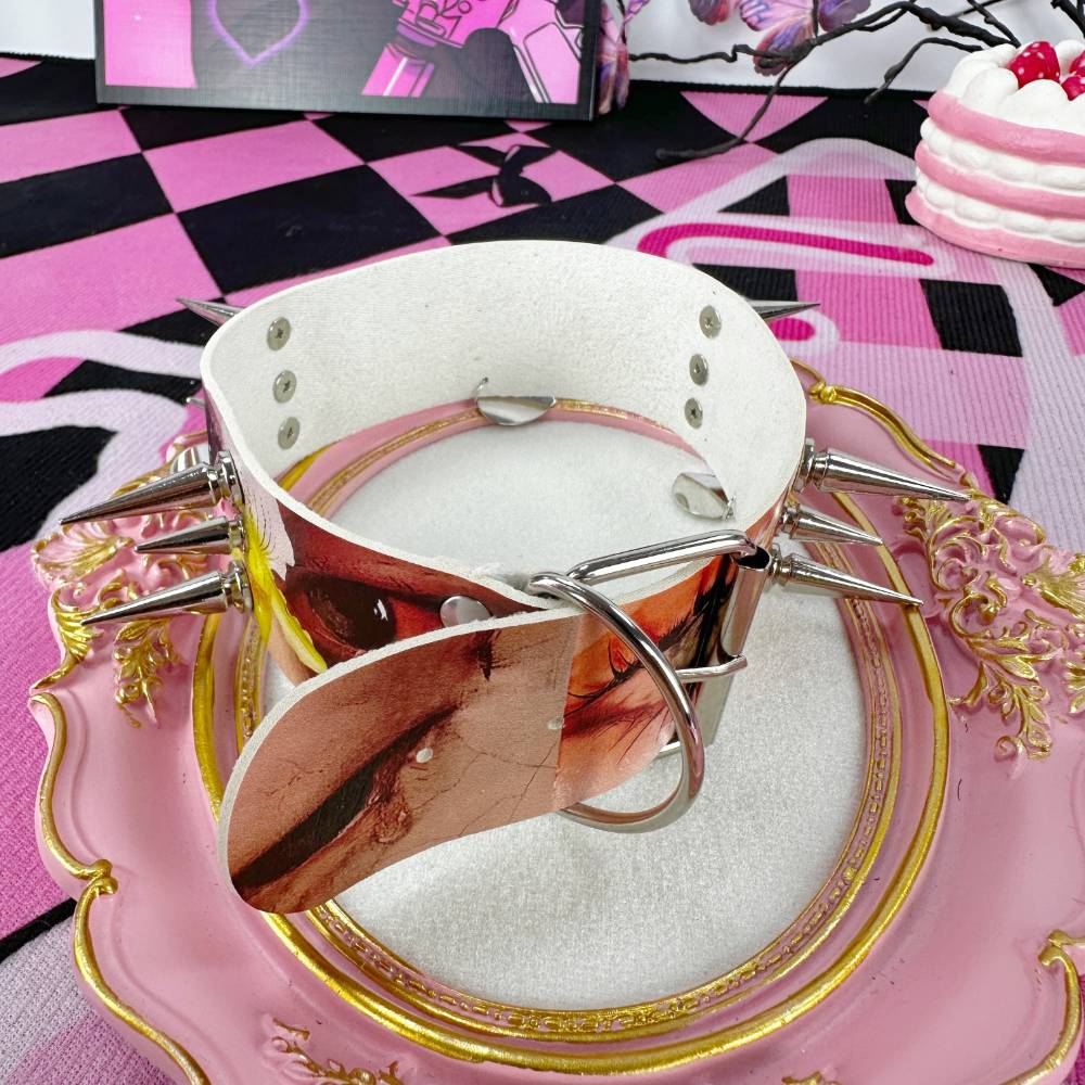 パンクアイズスパイク ハート チョーカー