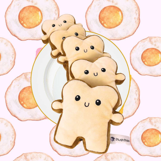 ミニかわいいトーストぬいぐるみ