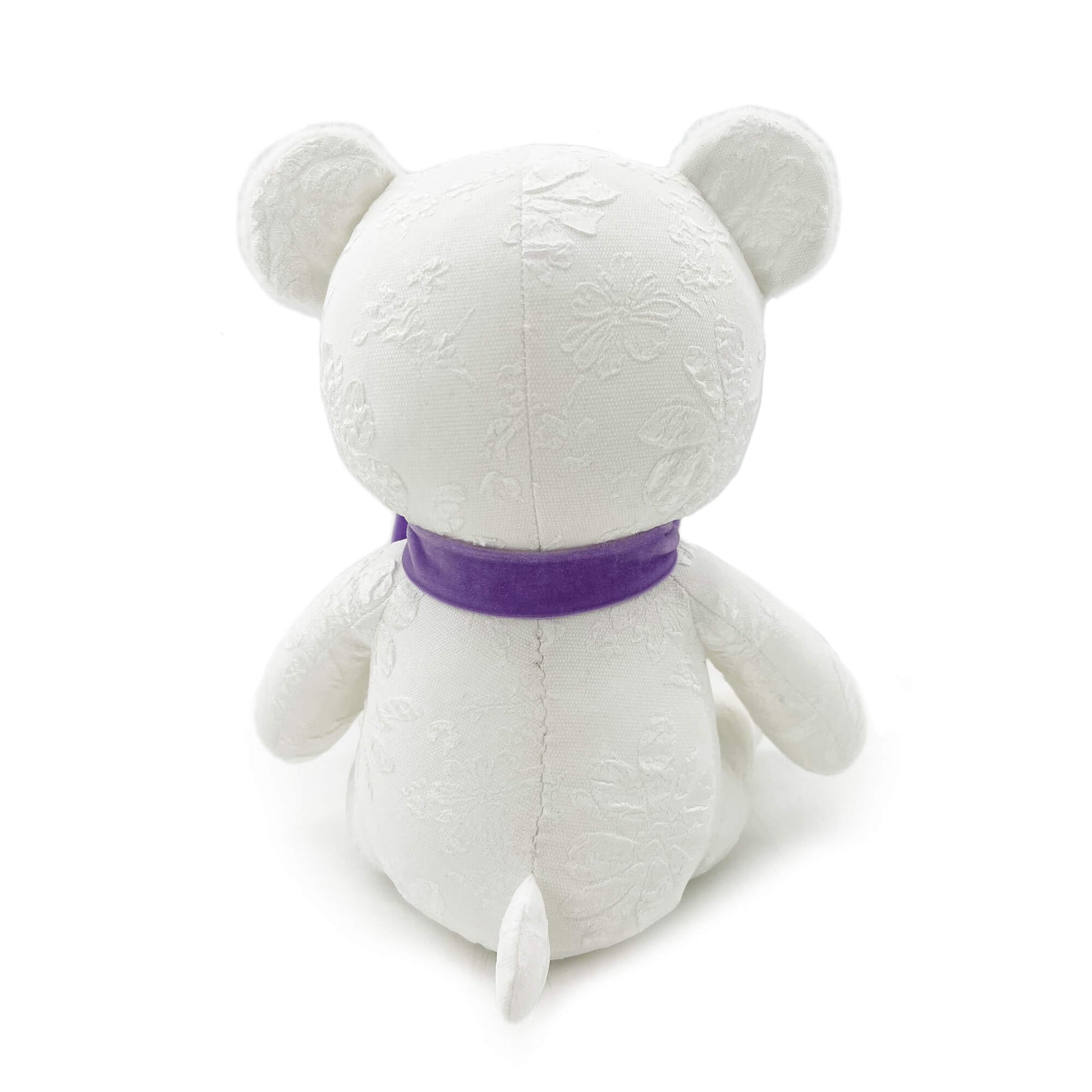 白いテディベアぬいぐるみ